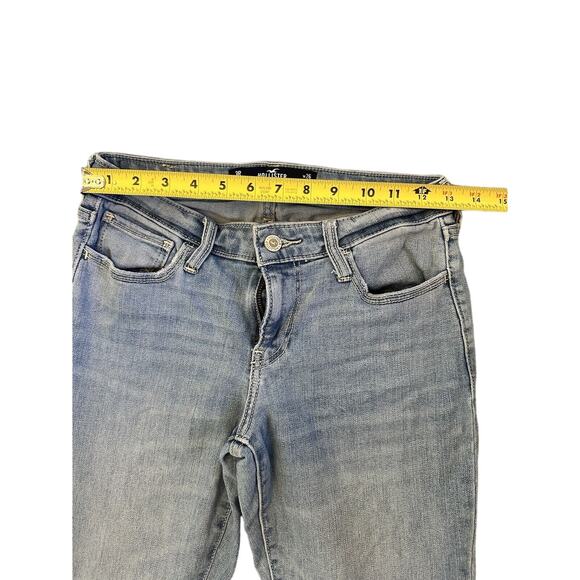 Hollister High-Rise Vintage Flare Jeans Womens 3R (26x31) Blue Light Wash Denim - Picture 7 of 9
